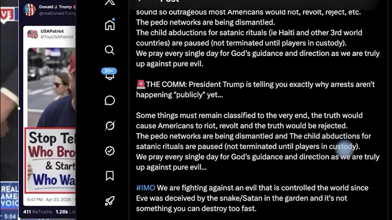 4.24.26: CAO, JFK Jr., Sig Intercept, VA Rigged, 10X speed underway, SPLC takedown, 17s again, PRAY!