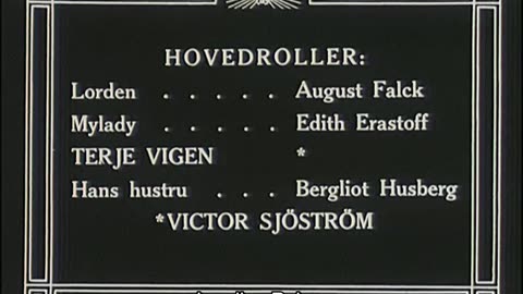 Silentfilm: Terje Vigen (A Man There Was) 1917