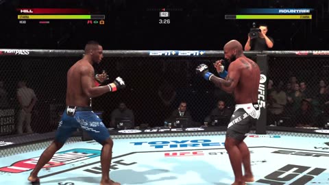 EA Sports UFC 5 - Jamahal Hill VS Khalil Rountree Fight - HDR