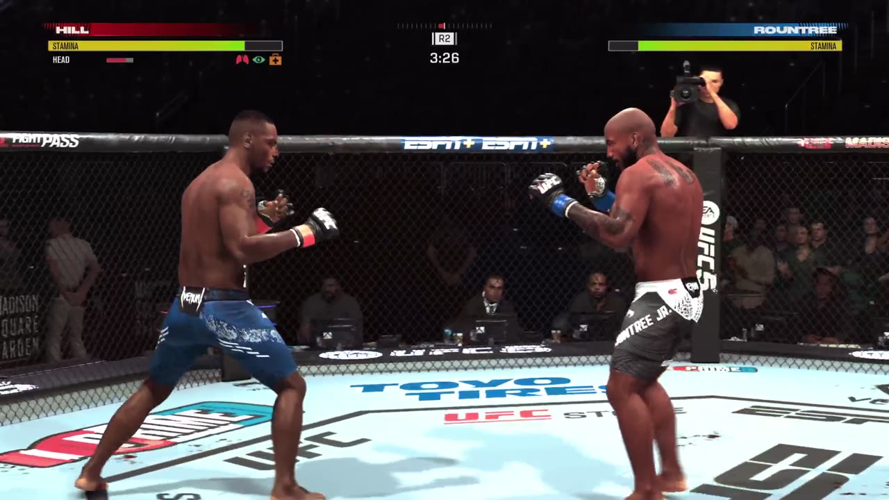 EA Sports UFC 5 - Jamahal Hill VS Khalil Rountree Fight - HDR