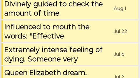 Screen Recording of Prophetic Message I Wrote in Note App
