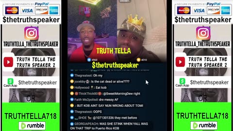 A WEAK SPINELESS KOB LETS DREBABY GAS EM UP TO CRASHOUT AGAINST QUEEN TOMIKAY WITH LIES WHEN WE ALL HEARD HIM ON LIVE CALL THE QUEEN & BRAG ABOUT GOING TO SEE KEITH ON LIVE WHILE EVERYBODY ELSE WAS JUST TALKING PT. 1