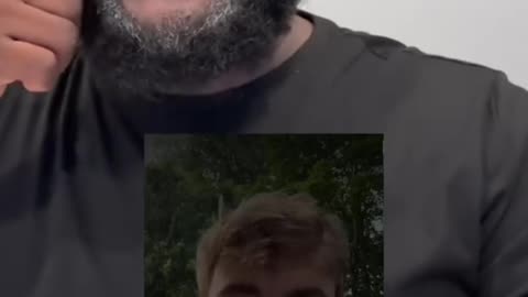 black guy reacts to the white guy