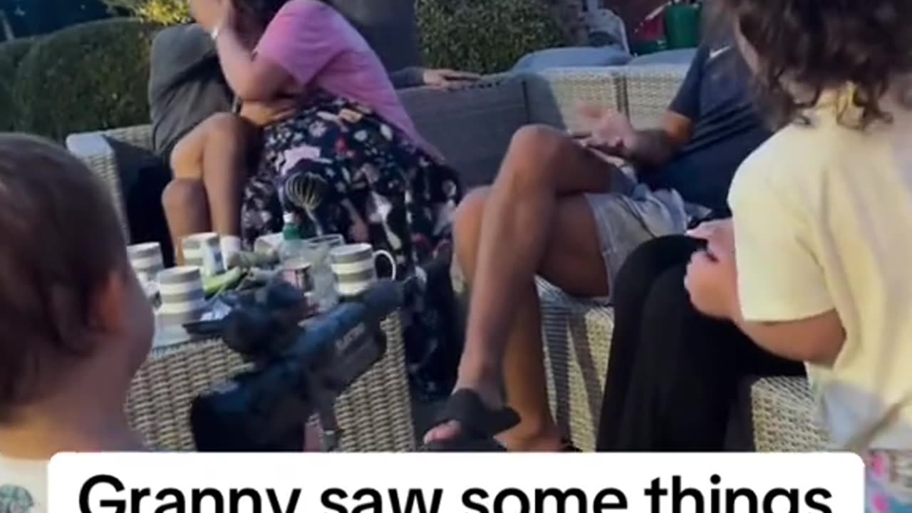 I think this granny got bad flashbacks