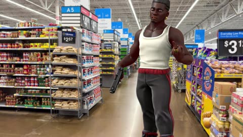 Jamal goes to Wal-Mart