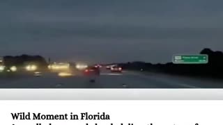 Florida Shock as Small Plane Lands on Moving Car 🇺🇸