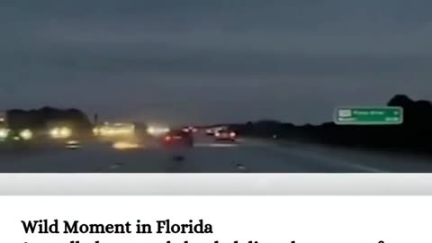 Florida Shock as Small Plane Lands on Moving Car 🇺🇸