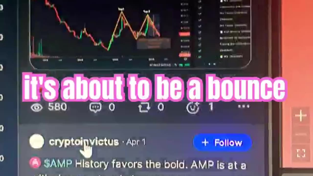amp crypto price prediction #fyp