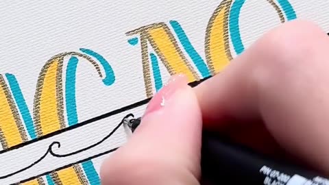 Amazing Calligraphy & Lettering With Special Pens - Part 4 | Nhuan Dao Calligraphy