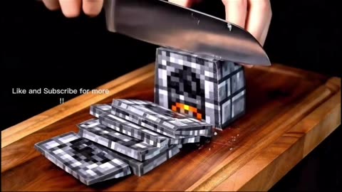 Asmr cutting glass minecraft asmr cake asmr 10 min relax