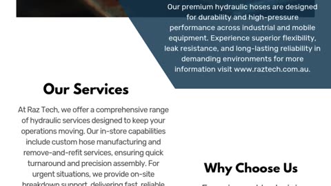 Heavy-Duty Hydraulic Hoses – Engineered for Peak Performance