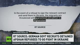 German govt recruits detained Afghan refugees to go fight in Ukraine – RT Source