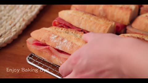 Bake Baguettes At your home easy #food #baguettes