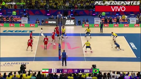 BRASIL VS. IRÁN- LIGA DE NACIONES DE VOLEIBOL