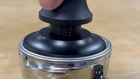 Espresso Coffee Tamper Stainless Steel FlatThreadBase Internal Spring Design Balance