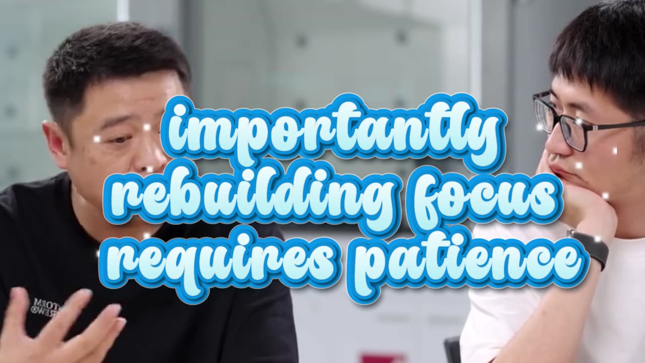 Rebuilding Focus in a Distracted World | How the Brain Learns to Concentrate Again