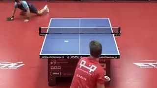 Incredible: You won't BELIEVE this INSANE Table Tennis rally !