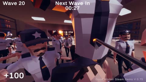 Good Worker Demo - gameplay Unity Ragdoll FPS beat em up crashout