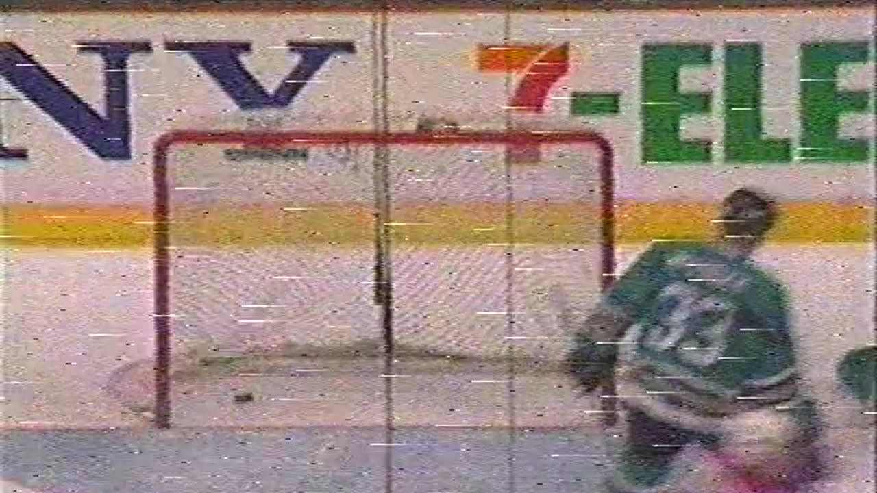 Flames Fleury Goal On Sharks Mid 90s