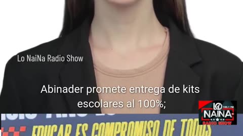 Abinader promete entrega de kits escolares al 100