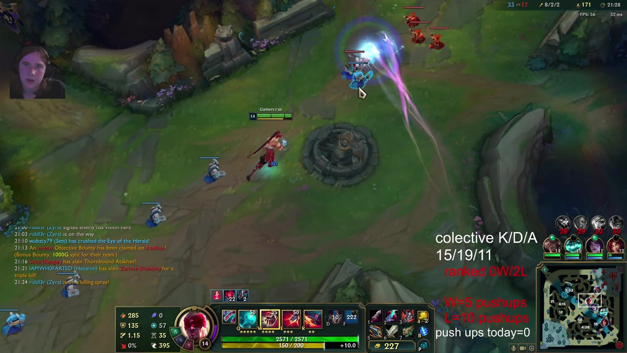 league of legends ranked challenge to change things up.