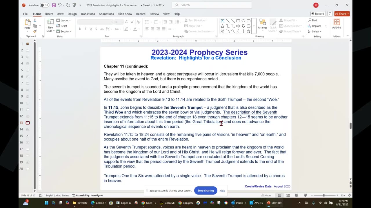 Revelation Overview & Recap – Part 4