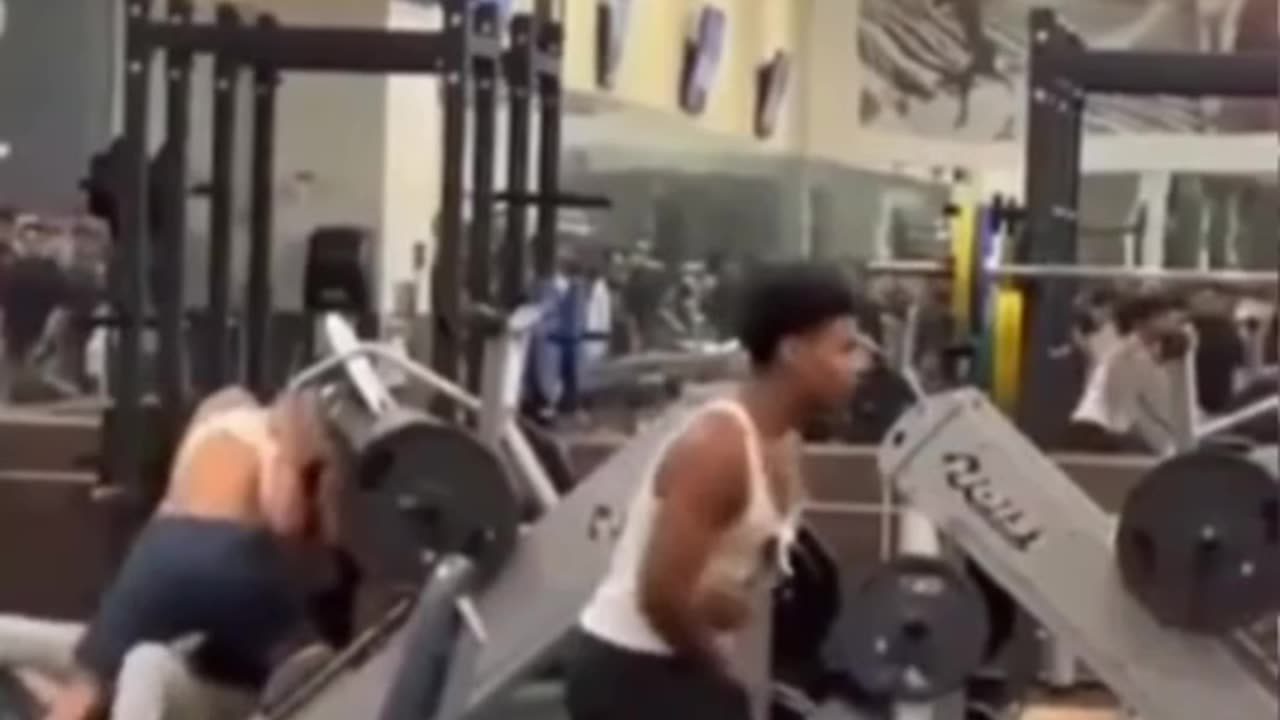Roid rage brawl at the Gym