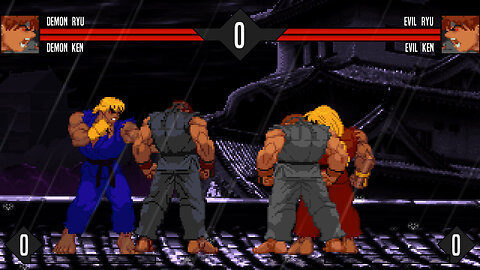 MUGEN - Demon Ryu & Demon Ken vs. Evil Ryu & Evil Ken - Download