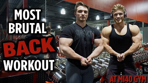 Most Brutal Back Workout Ever feat. Josh Vogel at Mi40 Gym