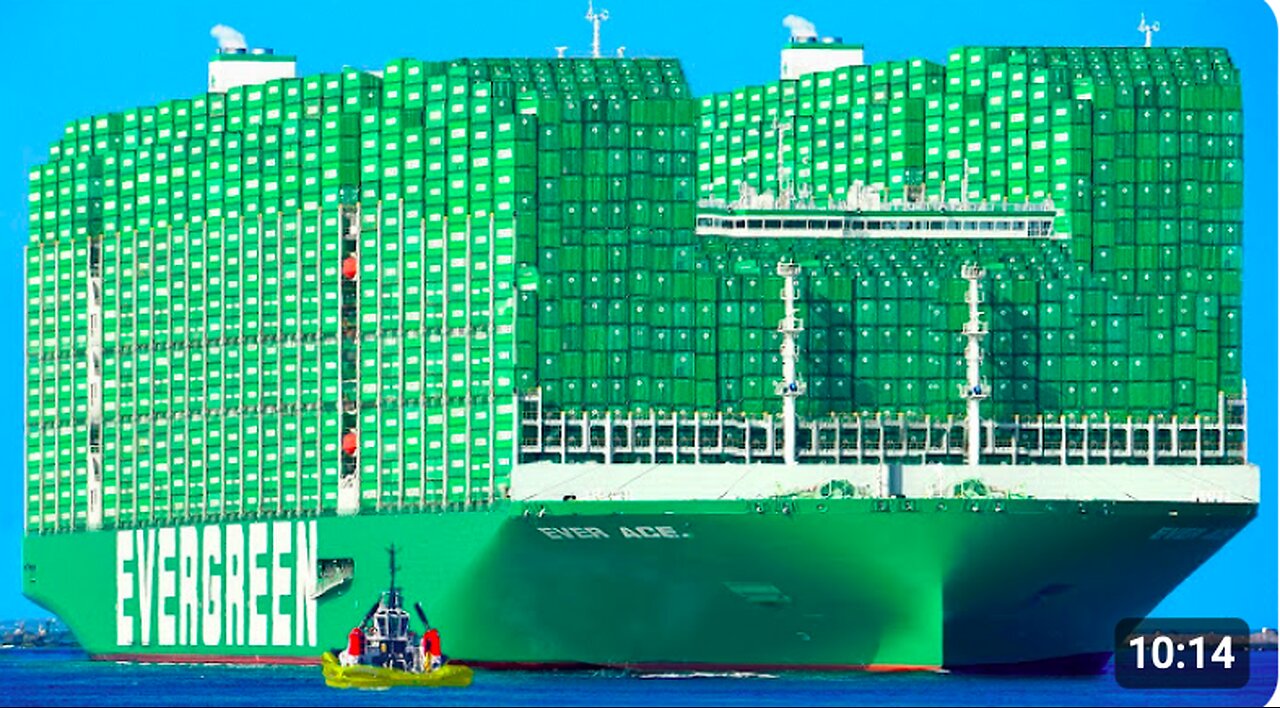 Inside the World's Biggest Container Ship Ever Built
