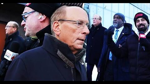 WEF Davos 2026 Larry Fink Blackrock caught in Davos