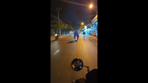 drive home from thanks giving dinner in Vietnam