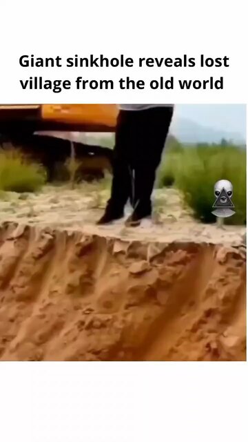 This Giant Sink Hole Reveals A Glimpse Into The Old World🤯