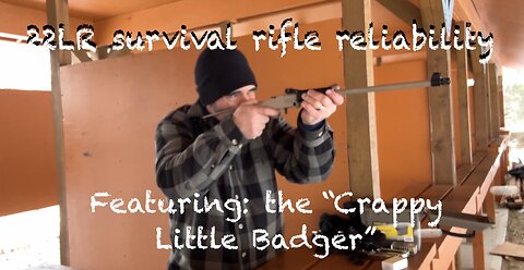 Minimalist 22LR Survival Rifle Battle part 3 - reliability test! Surprising results!