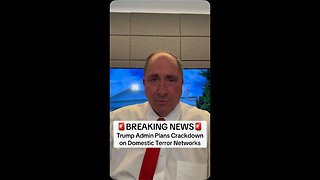 🚨BREAKING NEWS: Trump Admin Plans Crackdown on Domestic Terror Networks