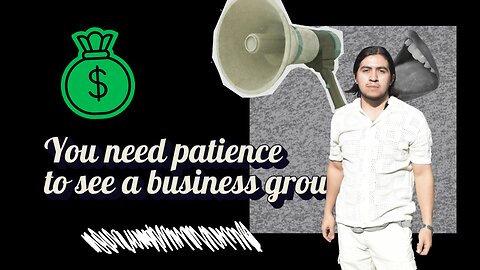 You need patience to grow your business by Ed Delacruz #money #wealth #finance #reels #shorts