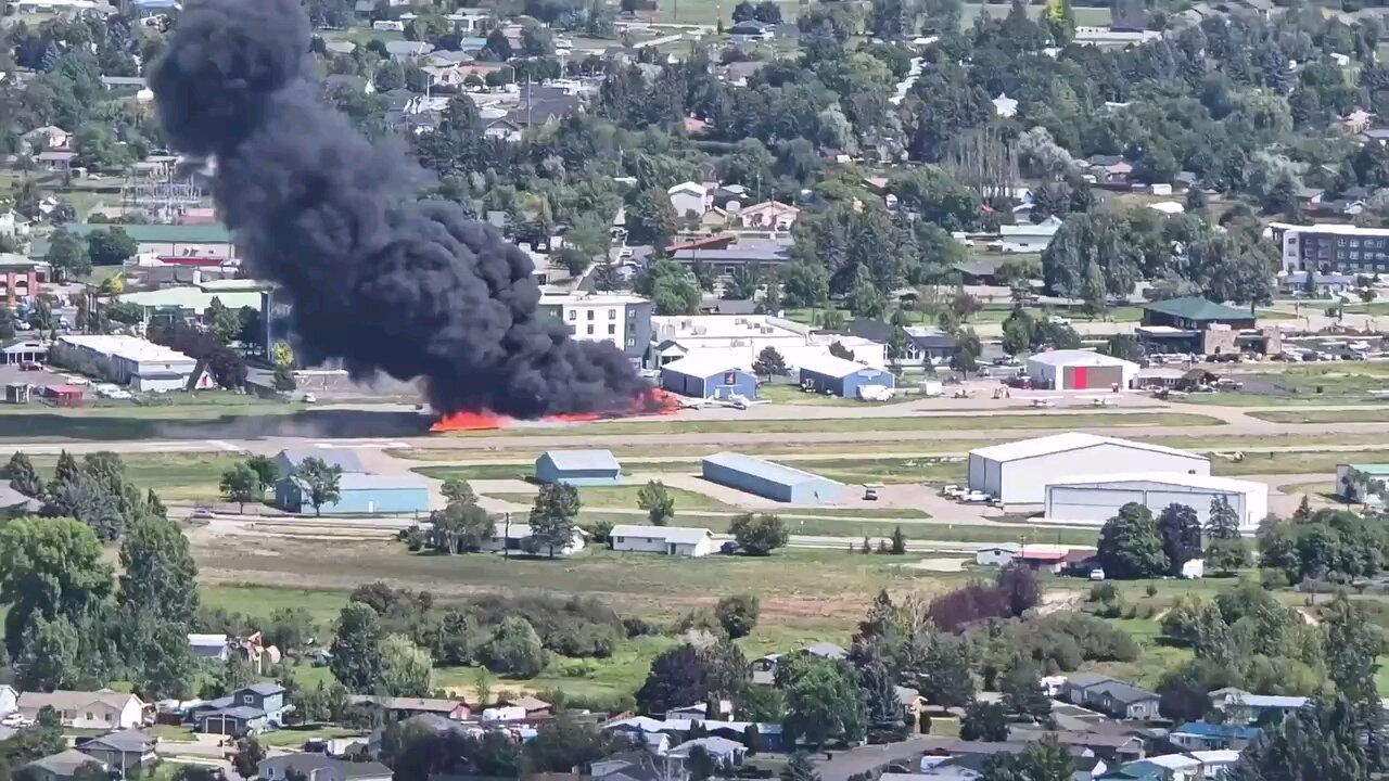 A plane has reportedly crashed at Kalispell City Airport in Montana.