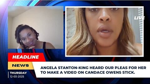 Angela Stanton-King SPEAKS on Candace Owens and "MAKES IT STICK" to the Matrix Walls #freetheland