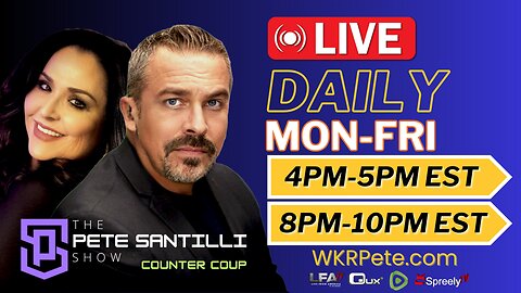🚨THE PETE SANTILLI SHOW 24/7 FEED 🚨 LIVE SHOWS MON-FRI AT 4-5PM & 8-11PM