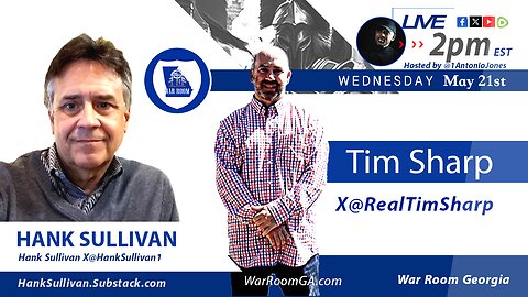 WAR ROOM GA - LIVE 05-21-25 ft. Hank Sullivan, Tim Sharp, Roy Hambrick