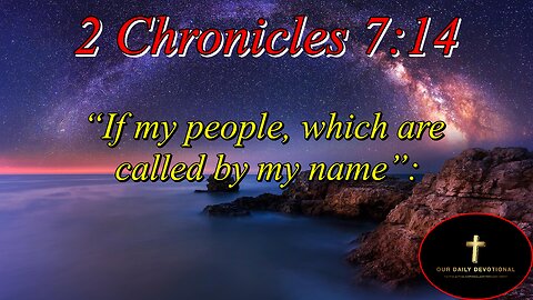 2 Chronicles 7:14, “shall humble themselves”