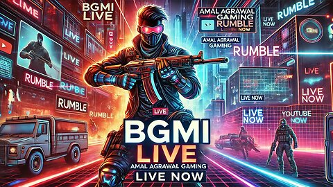🎥 "LIVE 🔴 BGMI RUSH Gameplay | Road to Conqueror!" #live #rumble #amalagrawalgameing