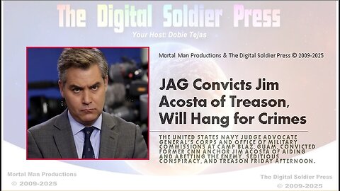 JAG Convicts Jim Acosta of Treason, Will Hang for Crimes