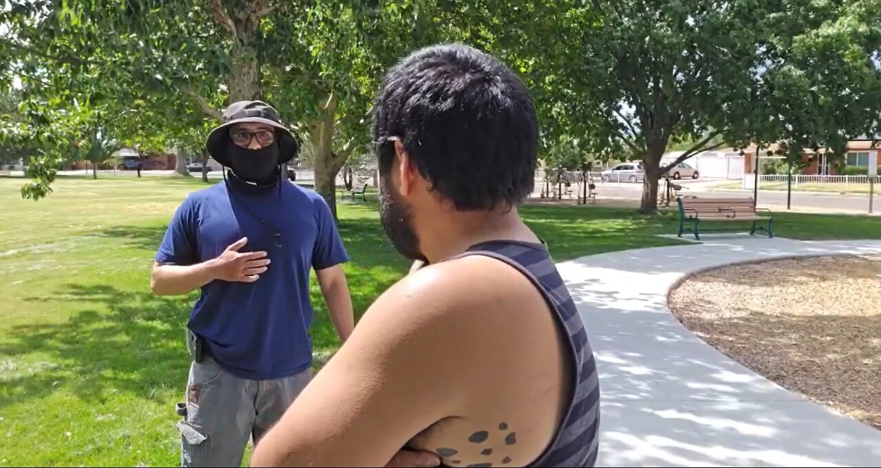 IP2 Stories - Krispy Daps Up Brandon Que Talks To Him a lil Bit