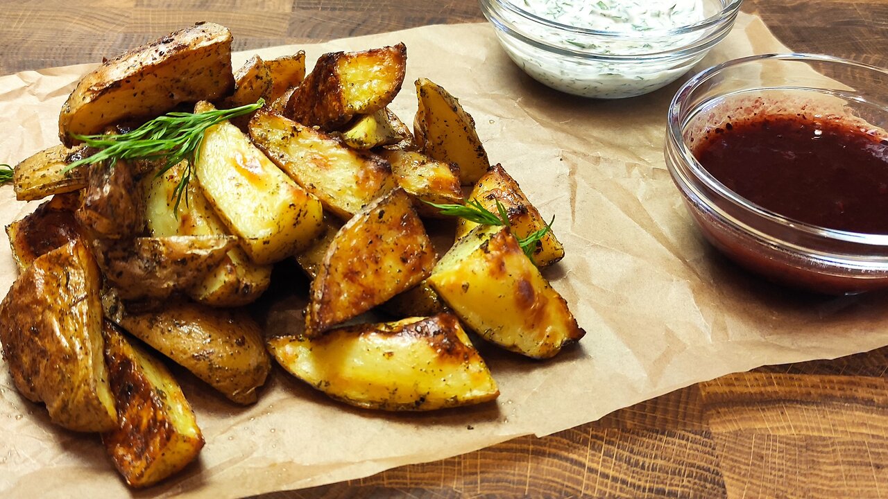 [REAL TIME] Full Process: Crispy Herb Roasted Potatoes | ASMR No Talking