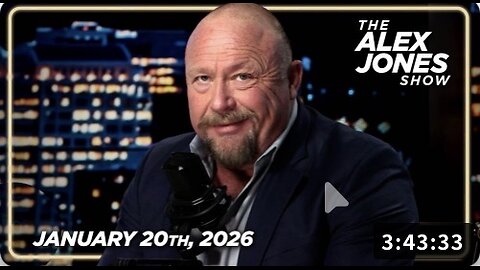 1 20 26 ALEX JONES Two Officers Shot In Portland During Antifa Action At ICE Facility