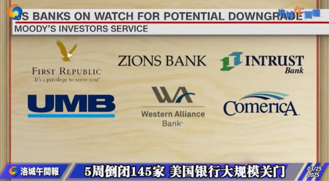 145 US banks closed in a row, a major US banking earthquake