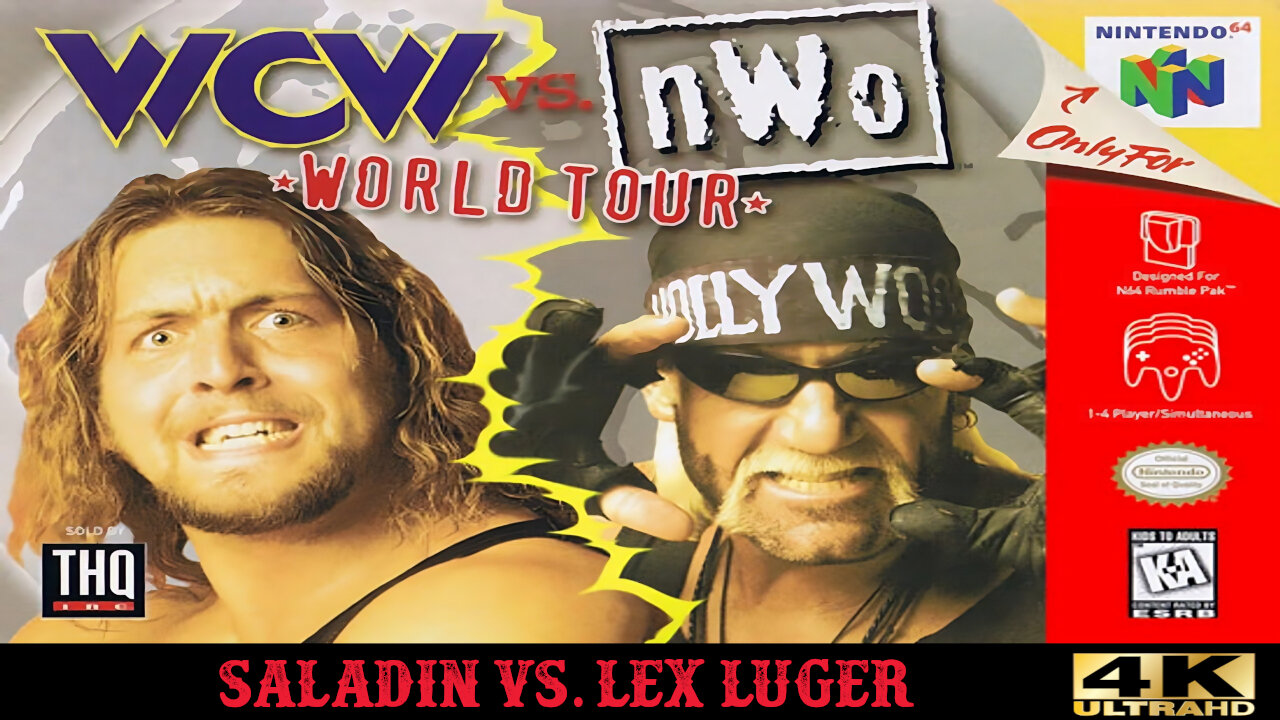 WCW vs. nWo: World Tour - Nintendo 64 - Saladin vs. Lex Luger
