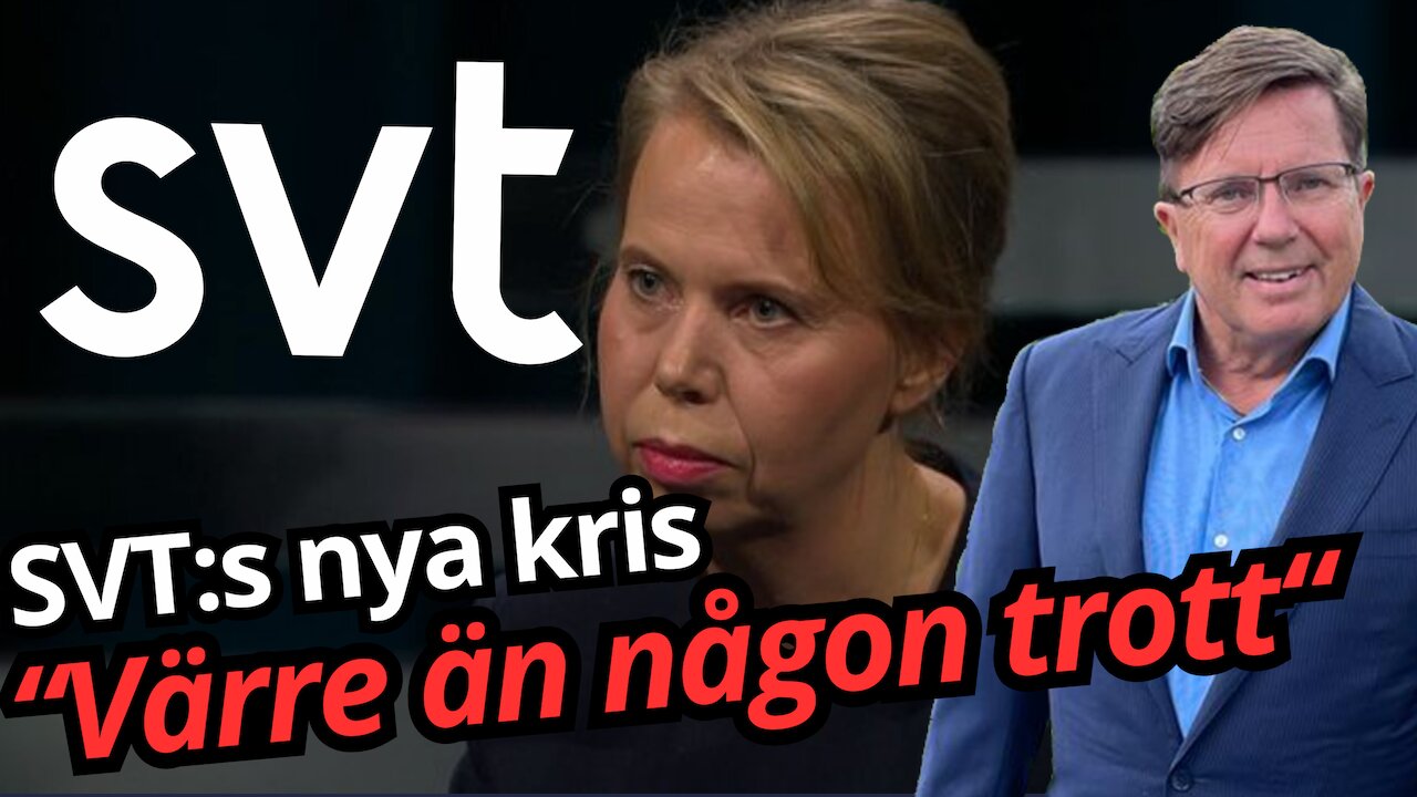SVT:s vd Anne Lagercrantz pressad: Duckar frågor i direktsändning - Arne Weinz