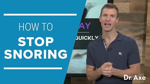 How To Stop Snoring Naturally & Quickly (11 Tricks!)#5129
